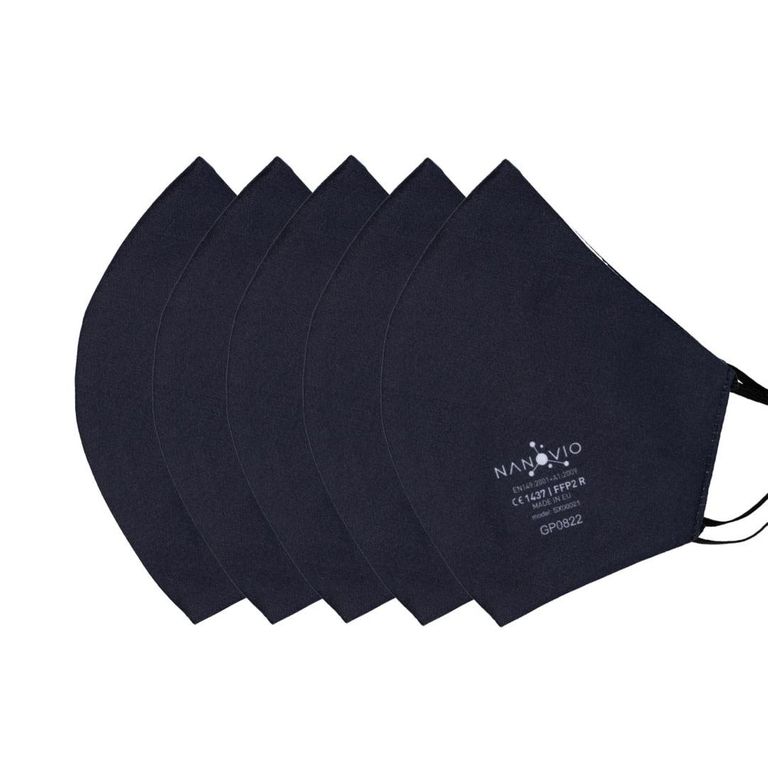 shopapotheke Nanovio FFP2 Maske wiederverwendbar I Black I Nano Maske aus Europa Großer Ausverkauf