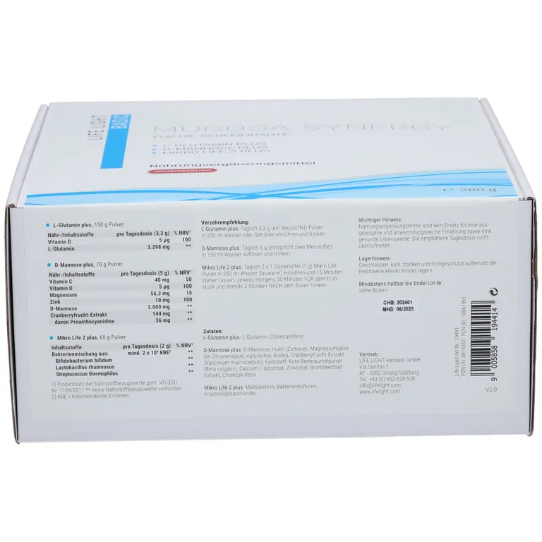 shopapotheke Mucosa Synergy (Kombipackung) Preisnachlass