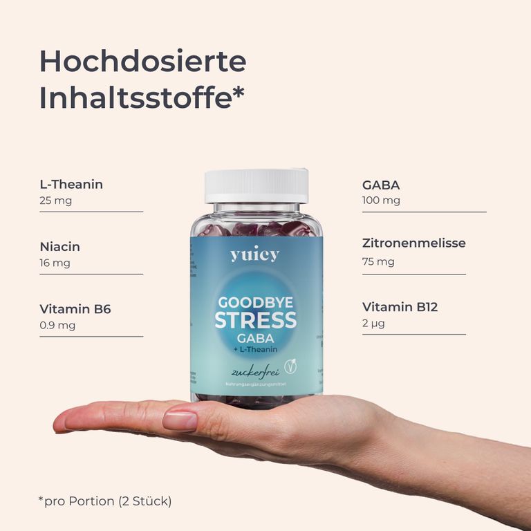shopapotheke yuicy® Good Bye Stress gummies- für mehr Entspannung Neuheiten
