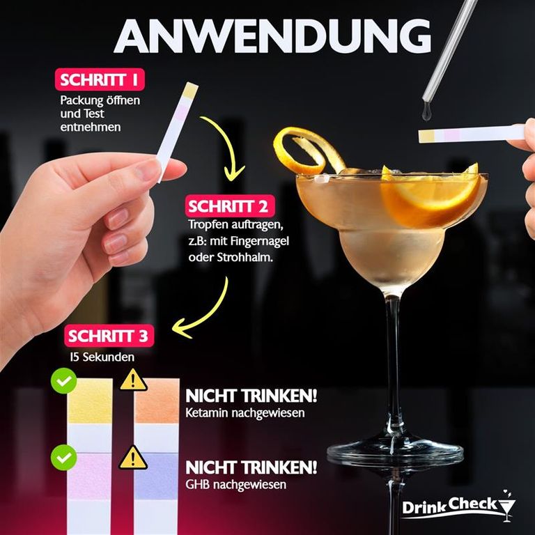 shopapotheke DrinkCheck K.O. Tropfen Schnelltest Bestseller