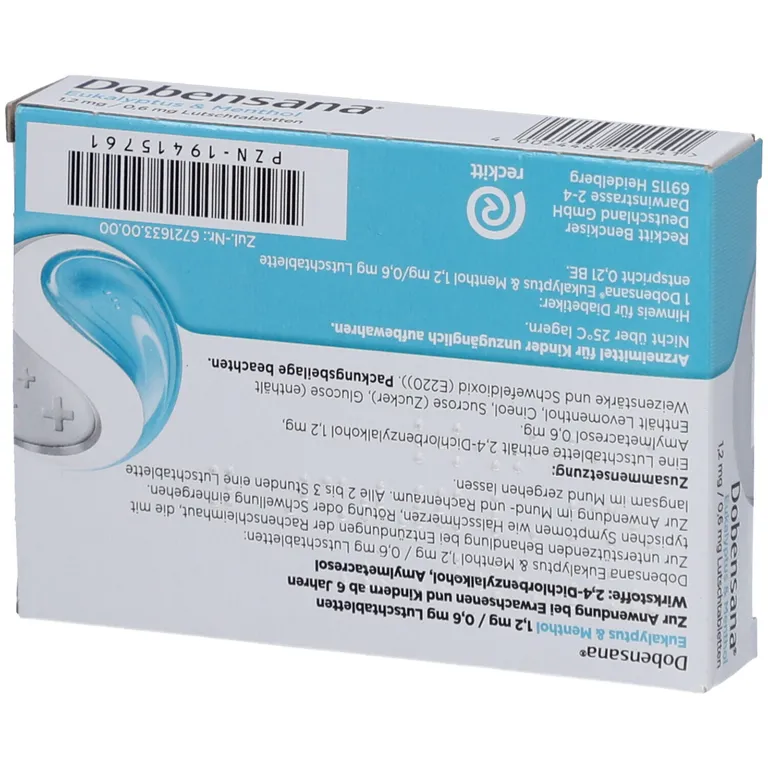 shopapotheke Dobensana Eukalyptus & Menthol 1.2mg/0.6mg Lutschtabletten Kauf eins, bekomm eins gratis