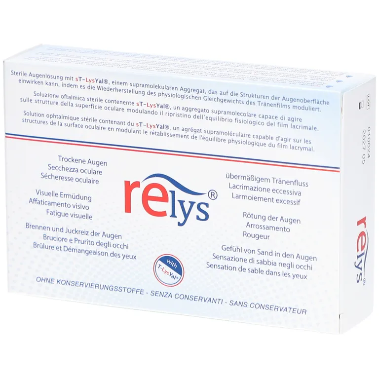 shopapotheke RELYS®: Die 1. Augentropfen mit dem Supramolekül sT-LysYal® Sonderangebote