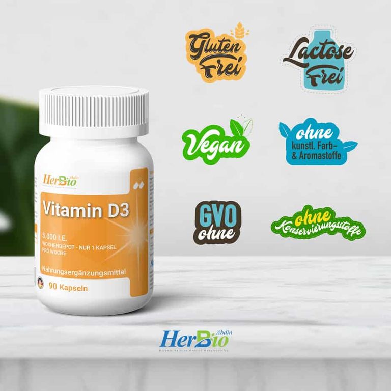 shopapotheke HerbBio Vitamin D3 5000 I.E Kostenlose Rückgabe