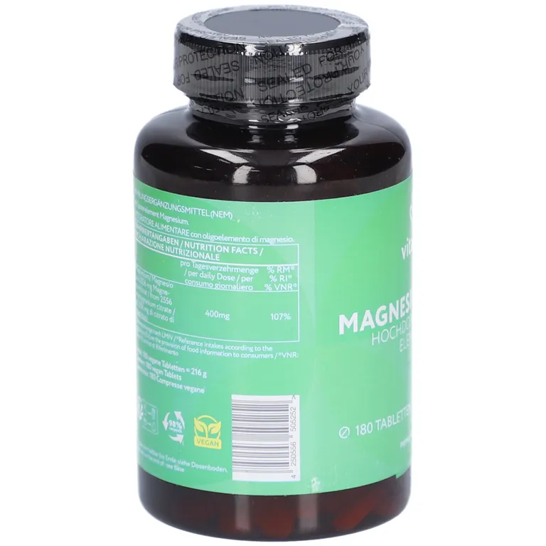 shopapotheke Vitabay Magnesiumcitrat – Hochdosiert 400 mg Elementar Letzter Tag