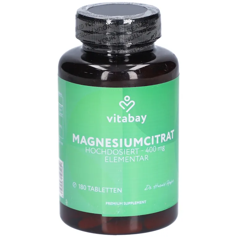 shopapotheke Vitabay Magnesiumcitrat – Hochdosiert 400 mg Elementar Letzter Tag