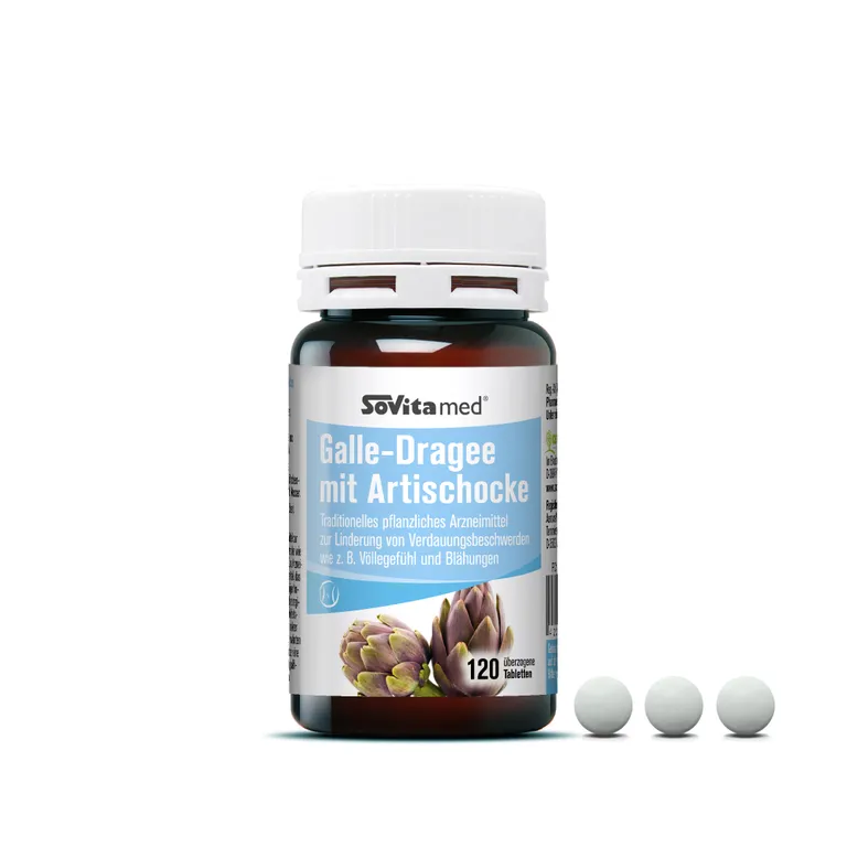 shopapotheke SOVITAmed Galle-Dragee mit Artischocke Zeitbegrenzte Promotion