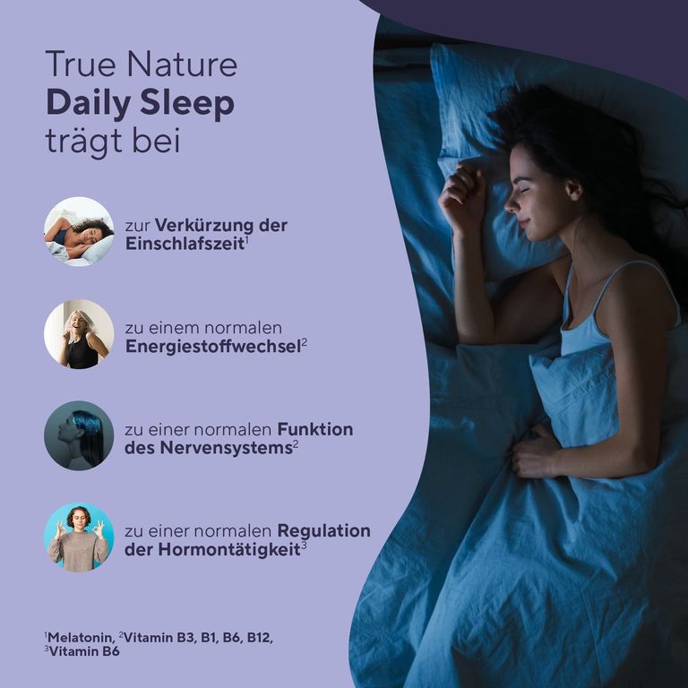 shopapotheke TRUE NATURE® Daily Sleep Schlafkapseln - Premium Schlaf-Komplex mit Melatonin Bis zu 55% Rabatt