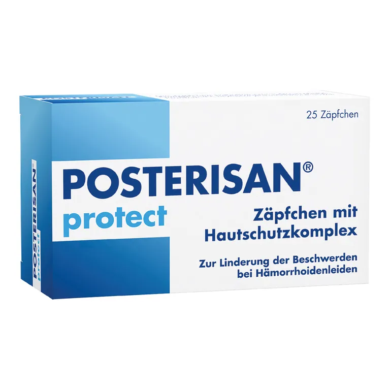 shopapotheke Posterisan protect Hämorrhoidenzäpfchen bei Reizungen als Hautschutz und zur Prophylaxe 20 Stk Fabrikladen