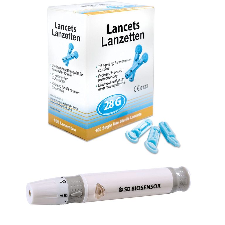 shopapotheke CodeFree Stechhilfe + 100 Blutlanzetten 28G