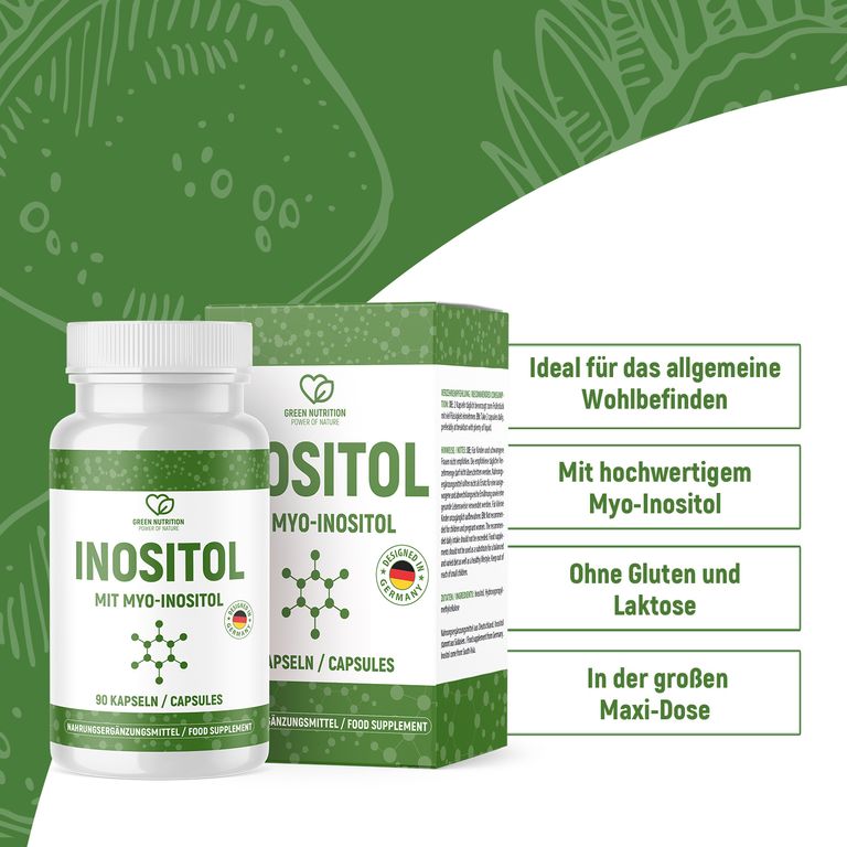shopapotheke Inositol Kapseln mit Myo-Inositol - Green Nutrition Outlet