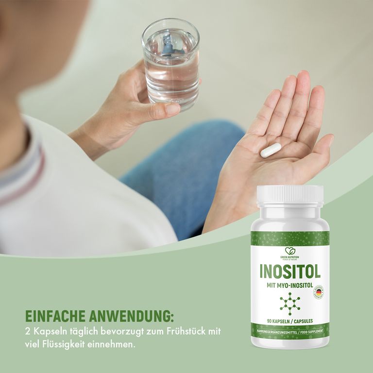 shopapotheke Inositol Kapseln mit Myo-Inositol - Green Nutrition Outlet