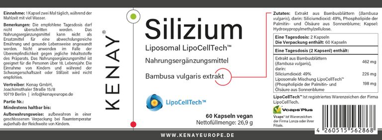 shopapotheke Silizium Lipocell Tech™ KENAY® Rabatt