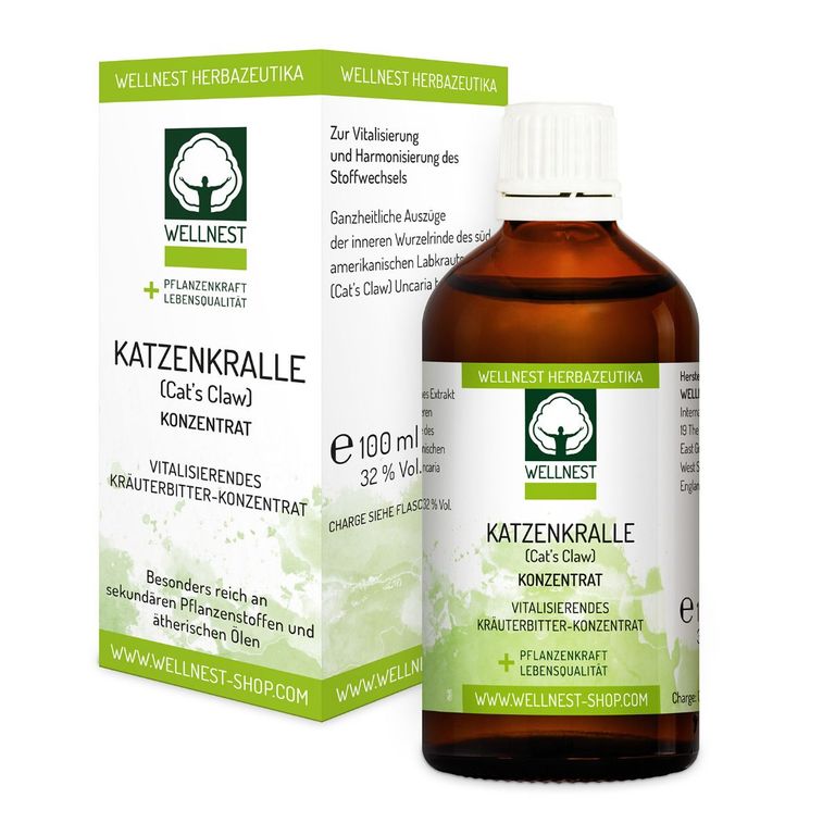 shopapotheke Bio Katzenkralle Konzentrat Wellnest Urtinktur Neueste Mode