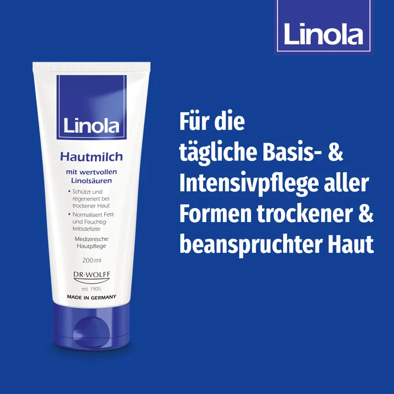 shopapotheke Linola Hautmilch - Körperlotion für sehr trockene Haut Vierteljährliche Förderung