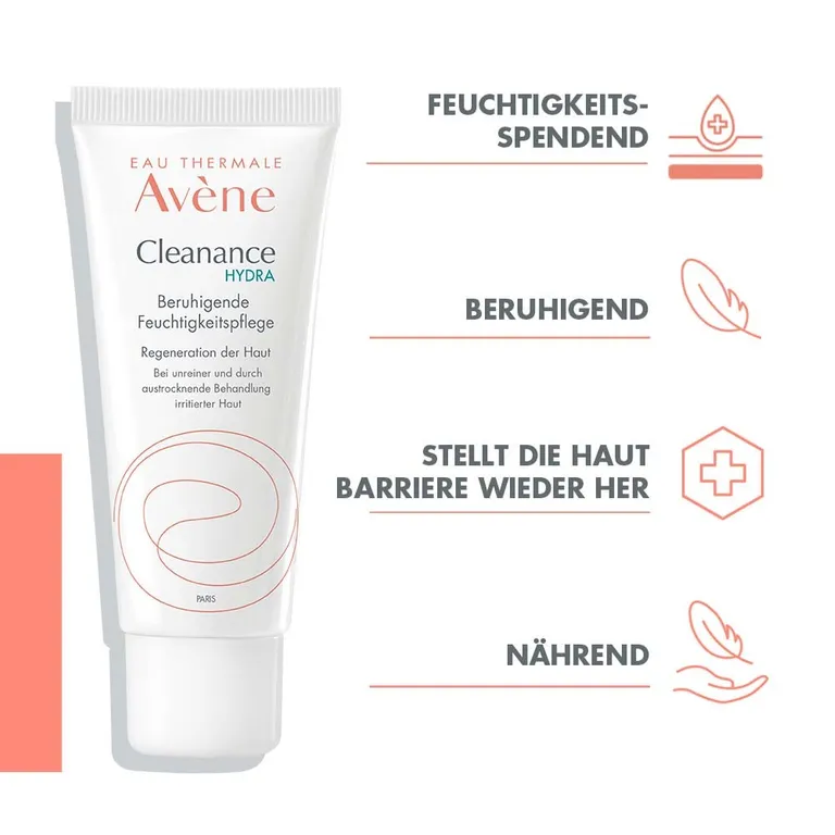 shopapotheke Avène Cleanance Hydra beruhigende Feuchtigkeitspflege - bei dermatologischer Behandlung von Akne Günstiger Verkauf