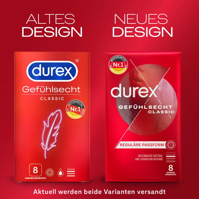 shopapotheke durex® Gefühlsecht Classic Kondome Großer Ausverkauf