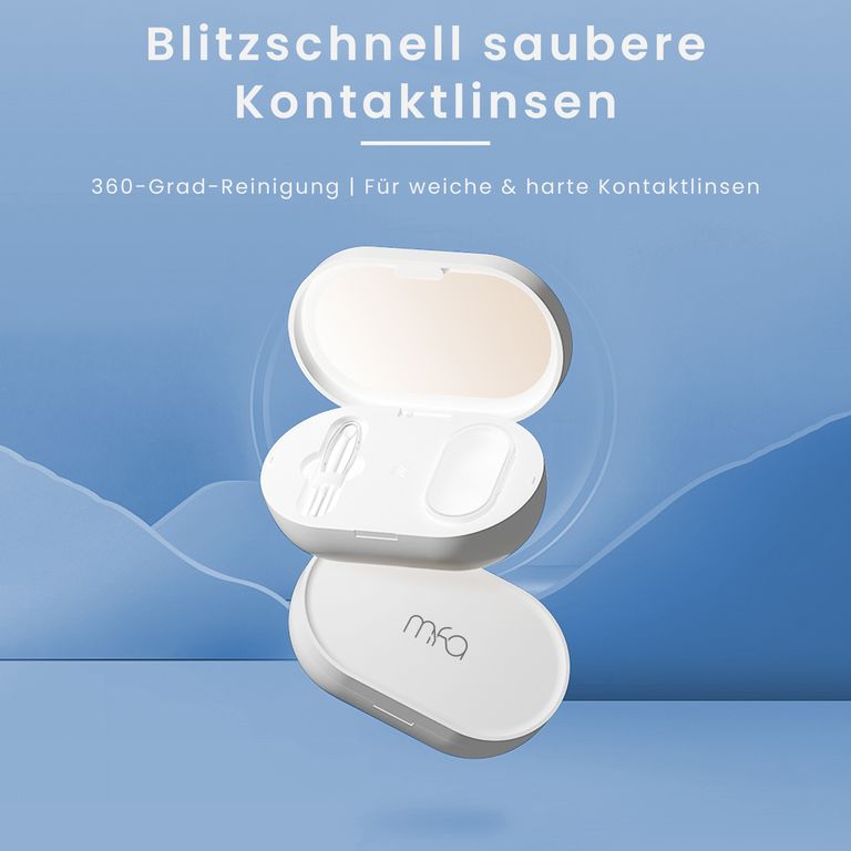 shopapotheke mfa® Ultraschallreinigungsgerät für harte & weiche Kontaktlinsen Vatertagsangebot