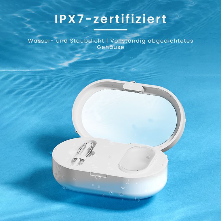 shopapotheke mfa® Ultraschallreinigungsgerät für harte & weiche Kontaktlinsen Vatertagsangebot