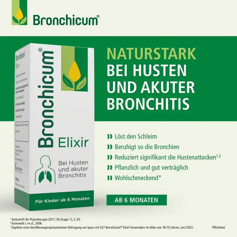 shopapotheke Bronchicum Elixir - Hustensaft bei akuter Bronchitis und Husten Neueste Stile