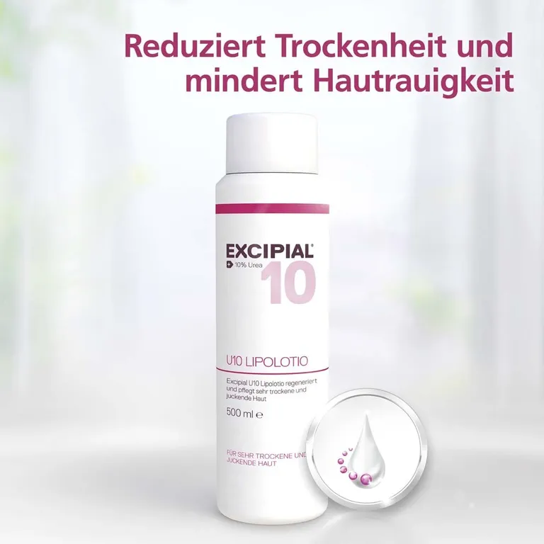 shopapotheke Excipial® U10 Lipolotio - Jetzt 30% sparen mit dem Code "excipial30"* Lagerräumung