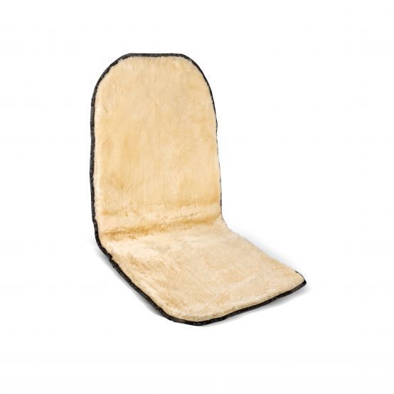 shopapotheke fellhof Lammfell Stuhlauflage UNIVERSAL 48 x 105 cm Farbe: anthrazit und beige