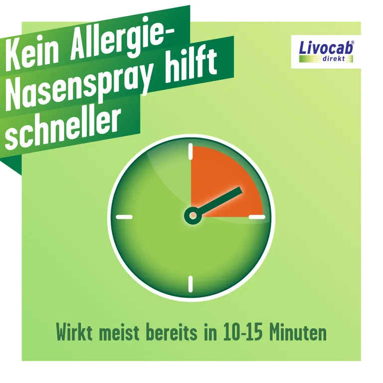 shopapotheke Livocab direkt Nasenspray bei Allergien z.B. Heuschnupfen Hausstaubmilben- oder Tierallergie Super Sparpreis