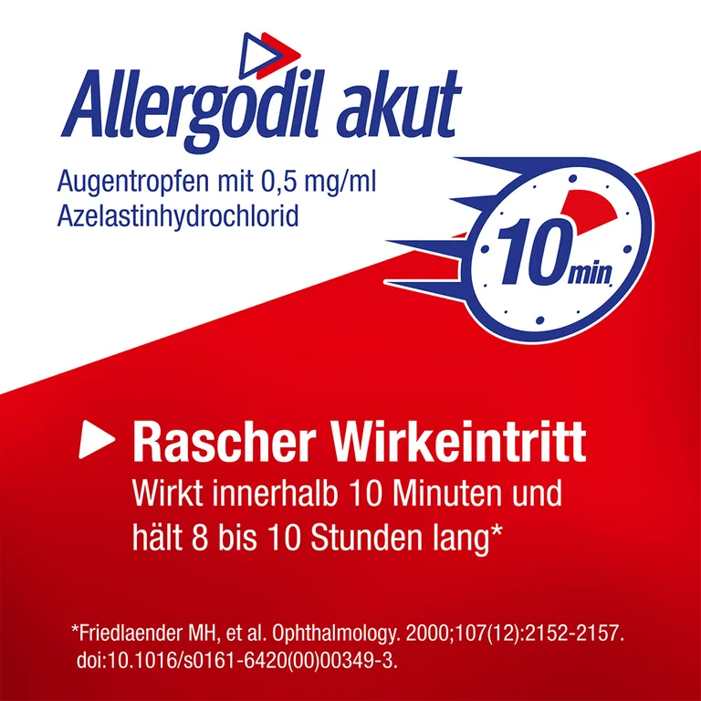 shopapotheke Allergodil® akut Augentropfen: Lindernde Lösung für die Augen bei Pollenallergie Heuschnupfen nicht-saisonaler Allergie - Jetzt 10% mit dem Code cooper10 sparen* Zeitbegrenzte Promotion