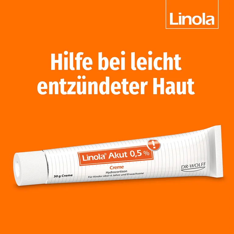 shopapotheke Linola Akut 0 5% - Hydrocortison Creme bei leicht entzündeter Haut Sonnenbrand oder Mückenstichen Meist gekauft