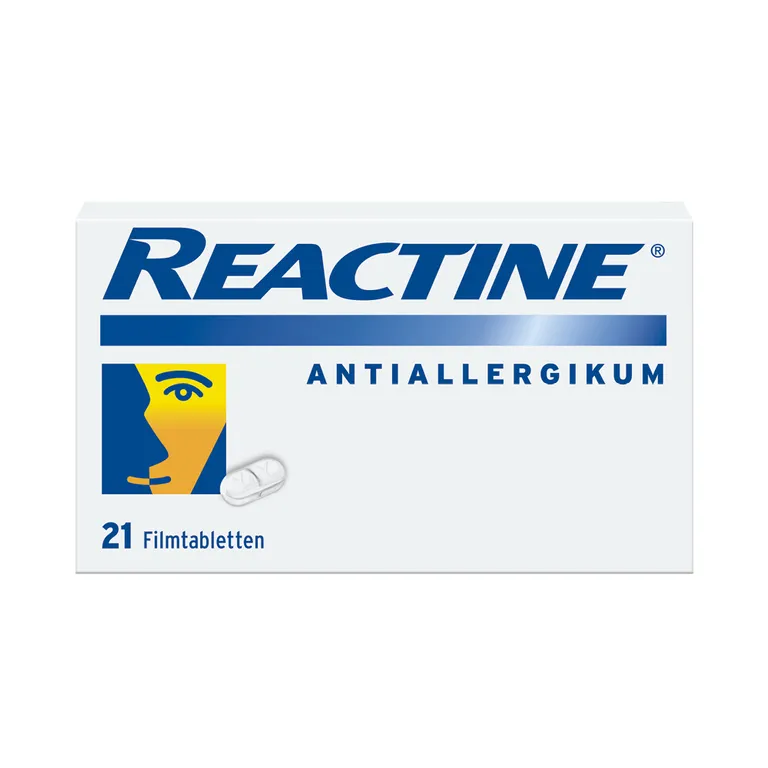 shopapotheke Reactine Allergietabletten mit Cetirizin bei Allergien z.B. Heuschnupfen oder Hausstaubmilbenallergie Rabatt