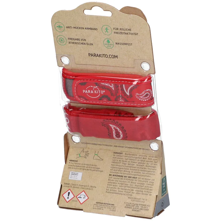 shopapotheke PARA KITO Anti-Mücken Bandana (Farbe nicht wählbar) Zeitlich begrenztes Angebot