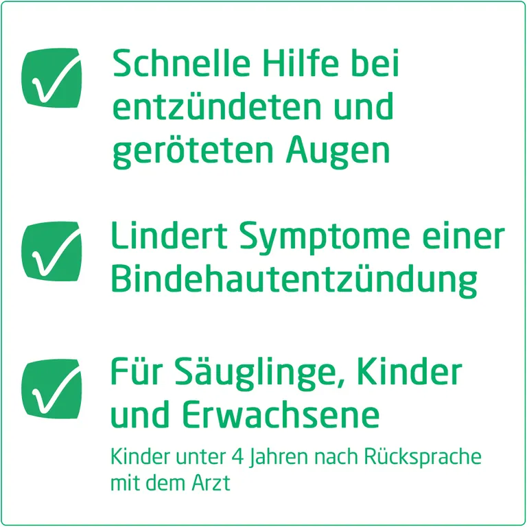 shopapotheke Visiodoron Euphrasia® Augentropfen in Monodosen- bei geröteten gereizten & tränenden Augen einer Bindehautentzündung Kostenloser Versand international
