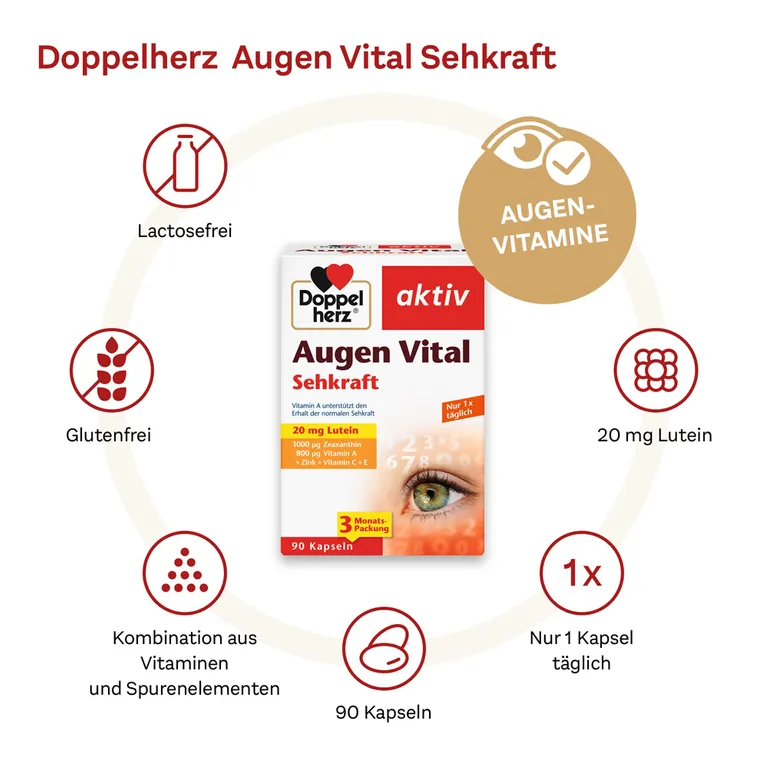 shopapotheke Doppelherz® Augen Vital Sehkraft Räumungsverkauf