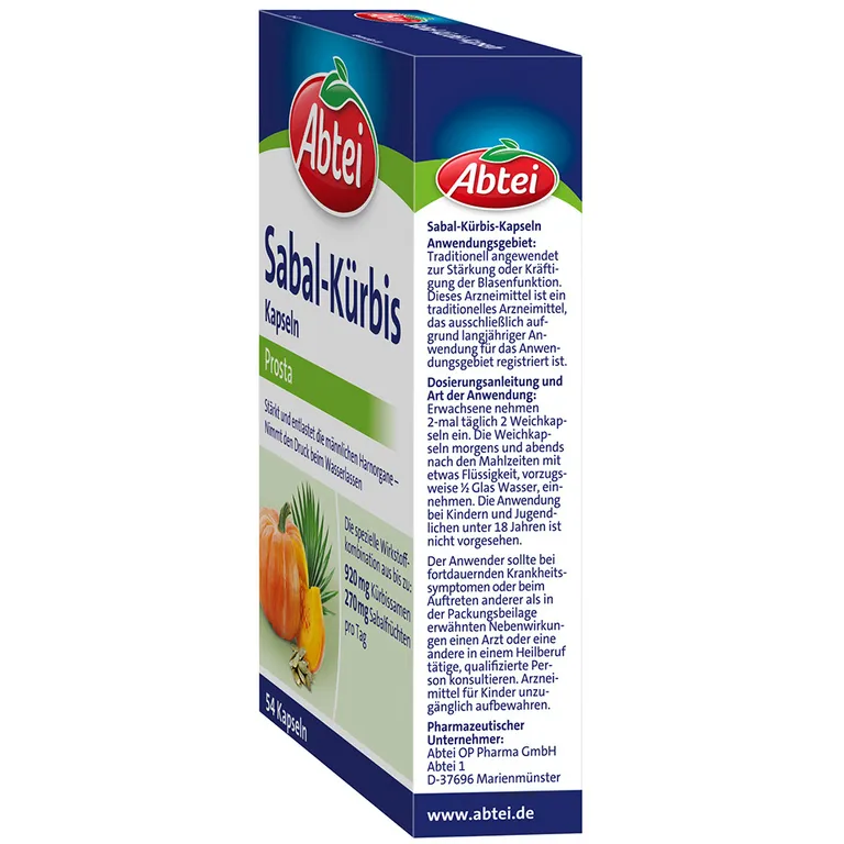 shopapotheke Abtei Sabal + Kürbis Zeitbegrenzte Promotion