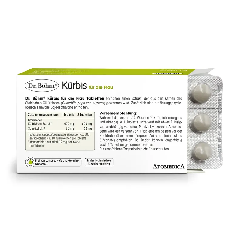 shopapotheke Dr. Böhm® Kürbis für die Frau Nur noch ein Tag übrig