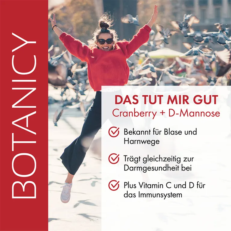 shopapotheke BOTANICY Cranberry + D-Mannose Speichern exportieren