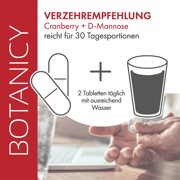 shopapotheke BOTANICY Cranberry + D-Mannose Speichern exportieren