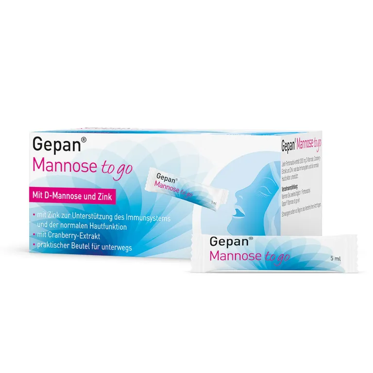 shopapotheke Gepan Mannose to go trinkfertige Mannose mit Zink 14Stk Verkauf