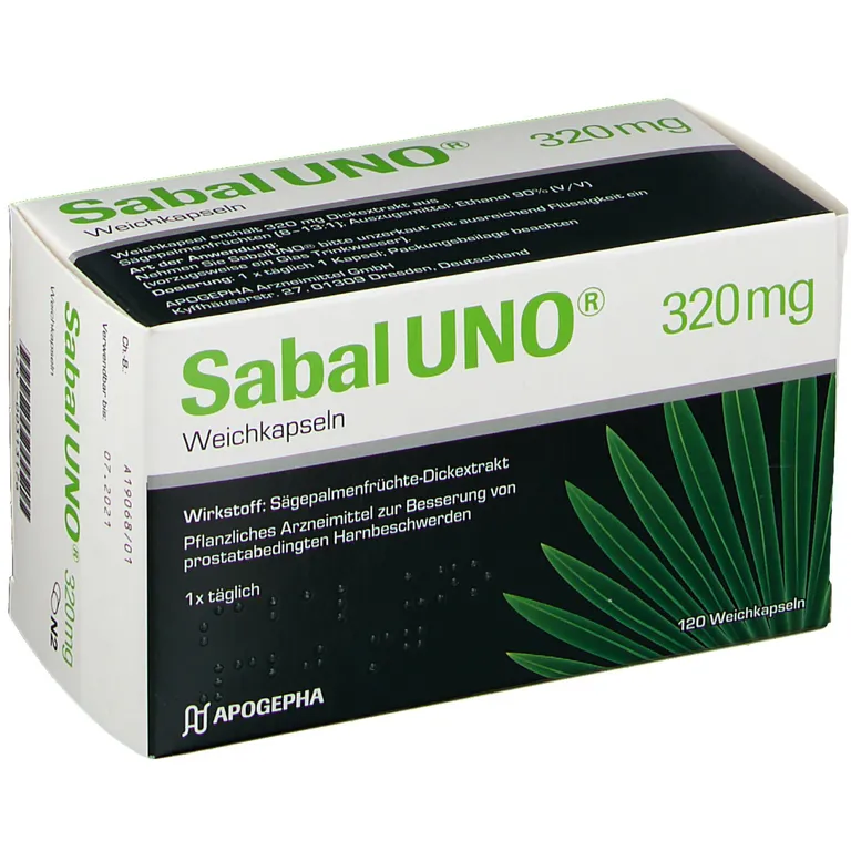 shopapotheke SabalUNO® 320mg Weichkapseln Günstiger Verkauf