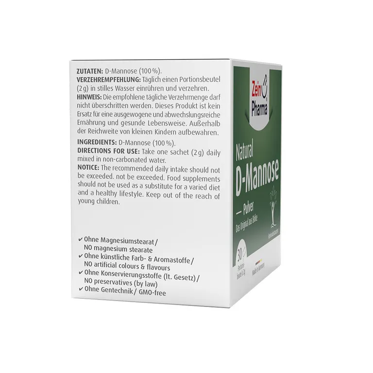 shopapotheke ZeinPharma® Natural D-Mannose 2000 mg Fabrikverkauf