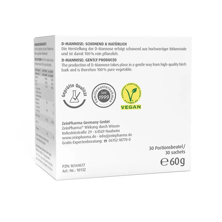 shopapotheke ZeinPharma® Natural D-Mannose 2000 mg Fabrikverkauf