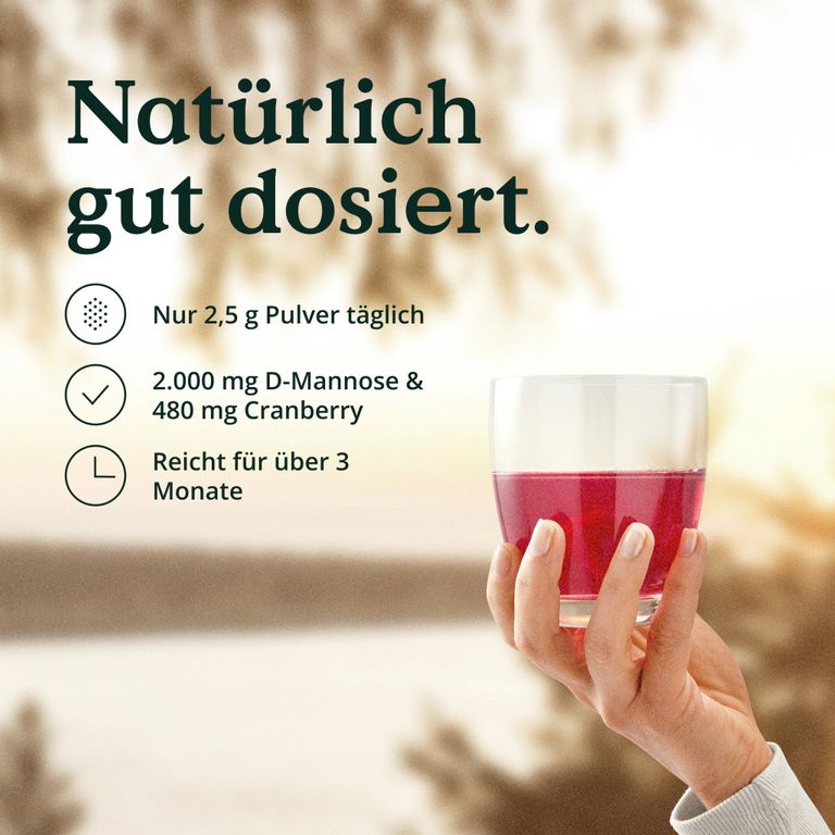 shopapotheke NATURE LOVE® D-Mannose mit Cranberry Limitierter Zeitrabatt