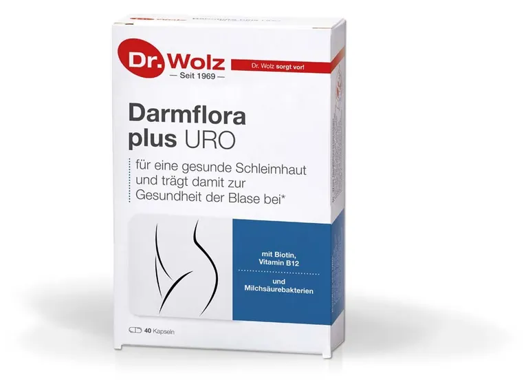 shopapotheke Dr. Wolz Darmflora* plus URO 40 Kapseln Fabrik Onlineshop
