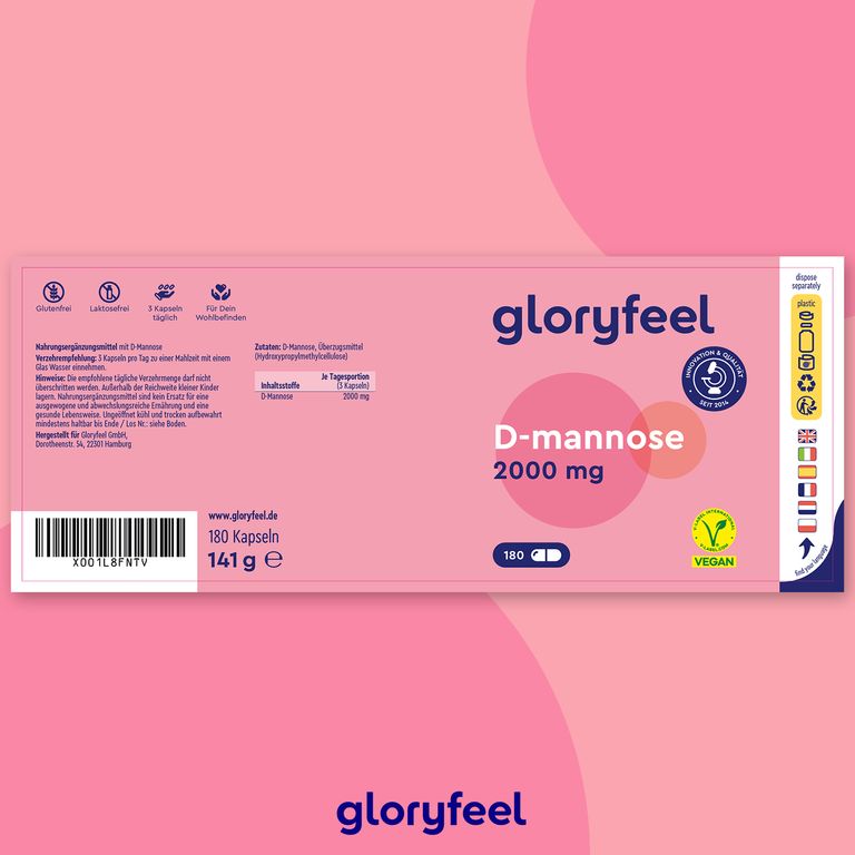 shopapotheke gloryfeel D-Mannose Blitzangebot