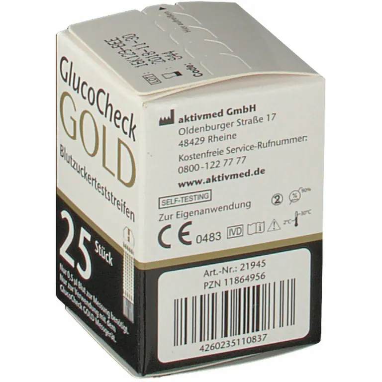 shopapotheke GlucoCheck GOLD Blutzuckerteststreifen Wochenangebot