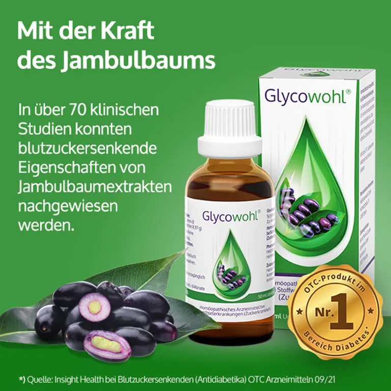 shopapotheke GLYCOWOHL® pflanzliche Tropfen bei Diabetes und Blutzucker Begrenzte Freigabe