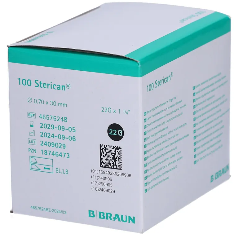 shopapotheke STERICAN Einmalkanüle 22 G 30 mm Nur für heute
