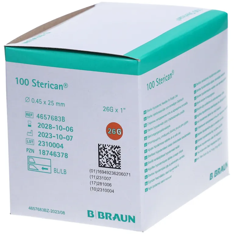 shopapotheke Sterican® Einmalkanüle 26 G 25 mm Sonderangebot der Fabrik