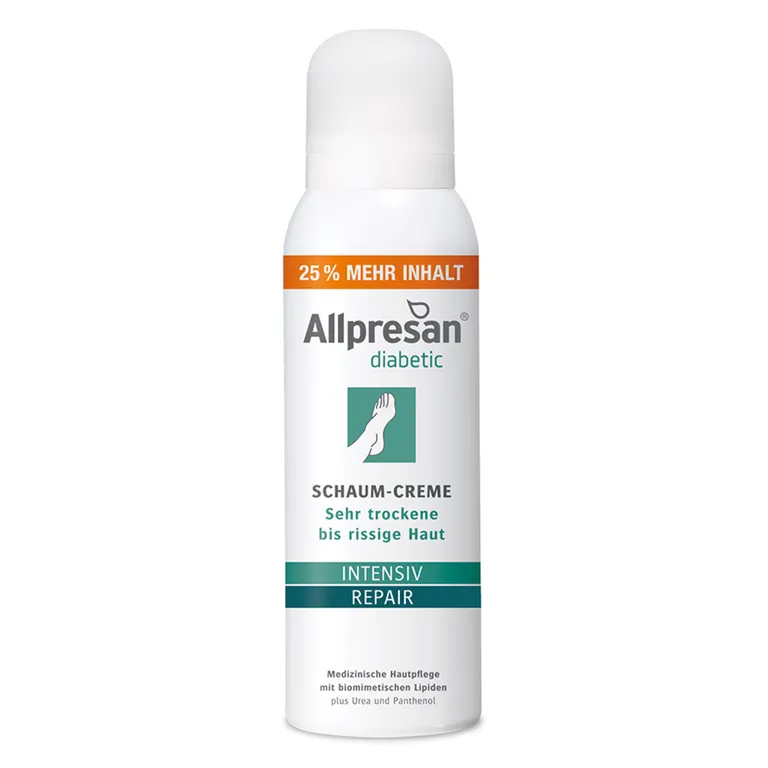 shopapotheke Allpresan diabetic INTENSIV + REPAIR Schaum-Creme mit Urea