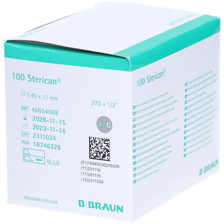 shopapotheke STERICAN Einmalkanüle 27 G 12 mm