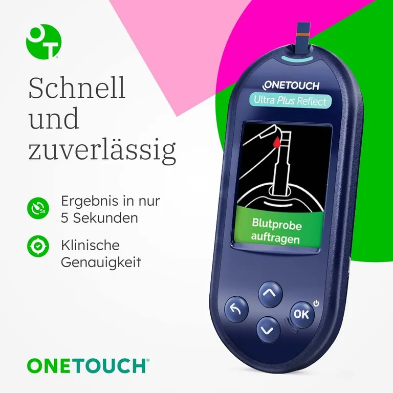 shopapotheke OneTouch Ultra Plus Reflect® Blutzucker-Messgerät Set mg/dl Limitierter Zeitrabatt